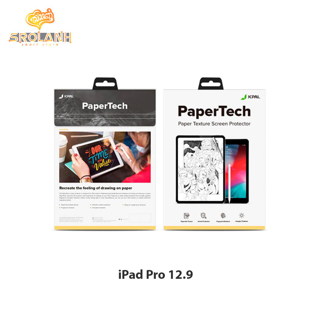 JCPAL PaperTech Paper Texture for iPad Pro 12.9 (2018/2020/2021)