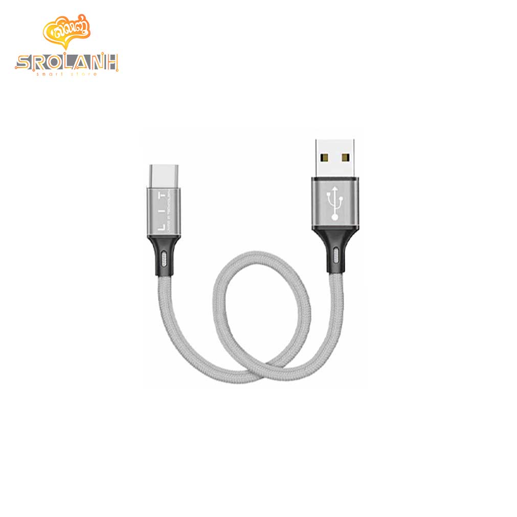 LIT The short (0.25m) nylon data cable for type-c TSNDA-T0S