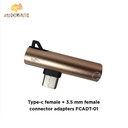 LIT The Type-c (input) for Type-c female + 3.5 mm female connector adapters FCADT-01