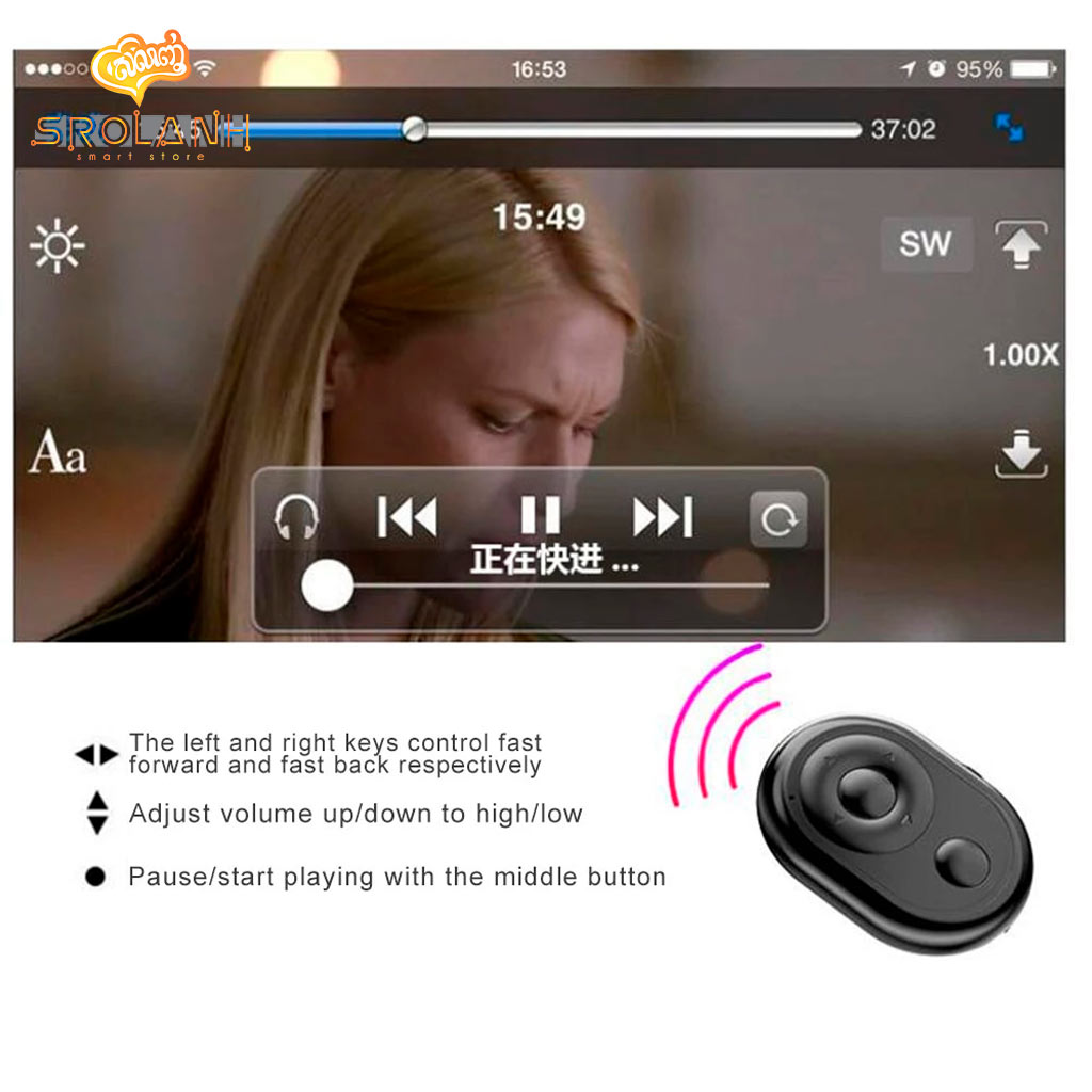 LIT The Mini remote control for videos Multi key control MMRCW-A01