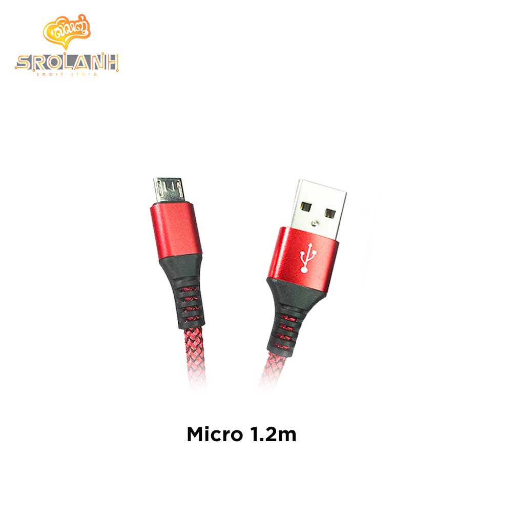 LIT The Anti-break SR cable whit light 1.2m Micro CSRLM-01