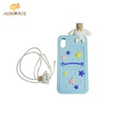 Cartoon Soft Case with lanyard Cinnamoroll for Iphone X