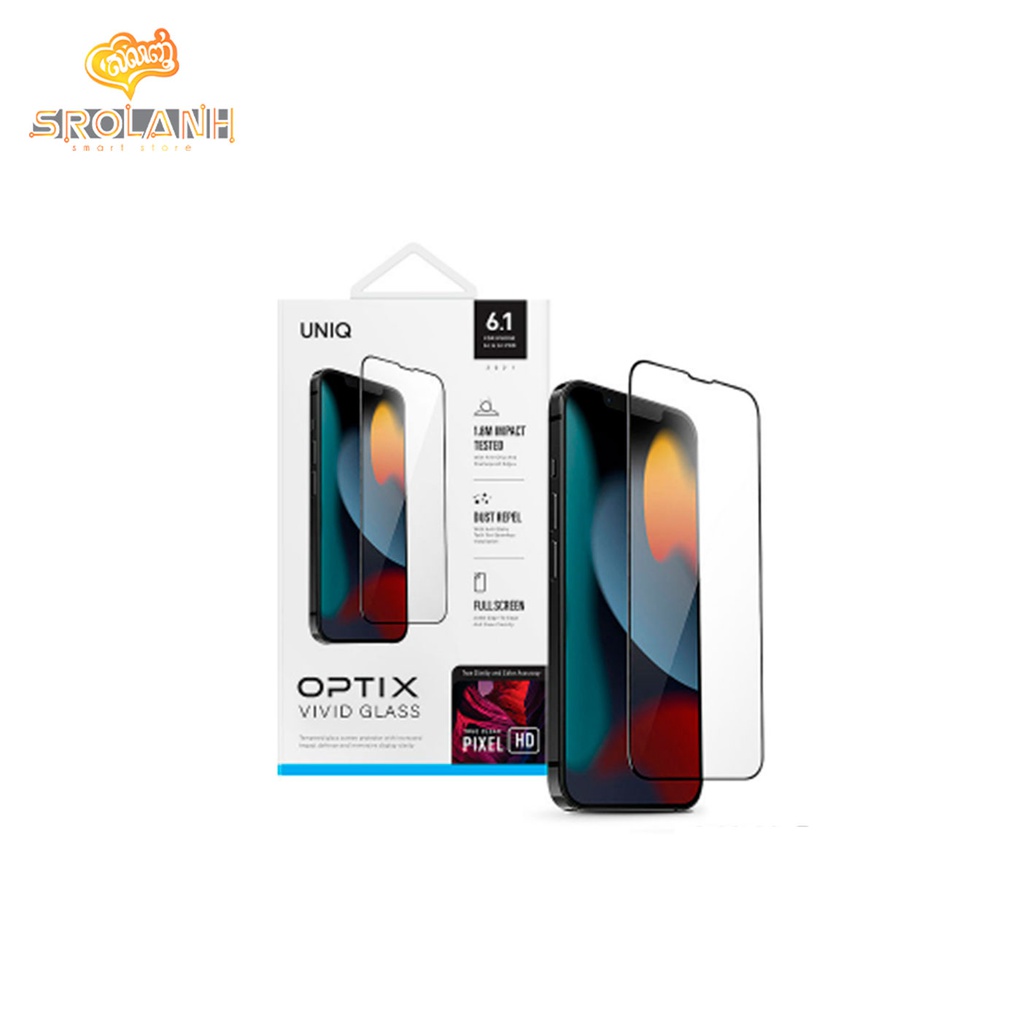 UNIQ Optix Vivid Clear Glass Screen Protector iPhone 13/13 Pro 6.1