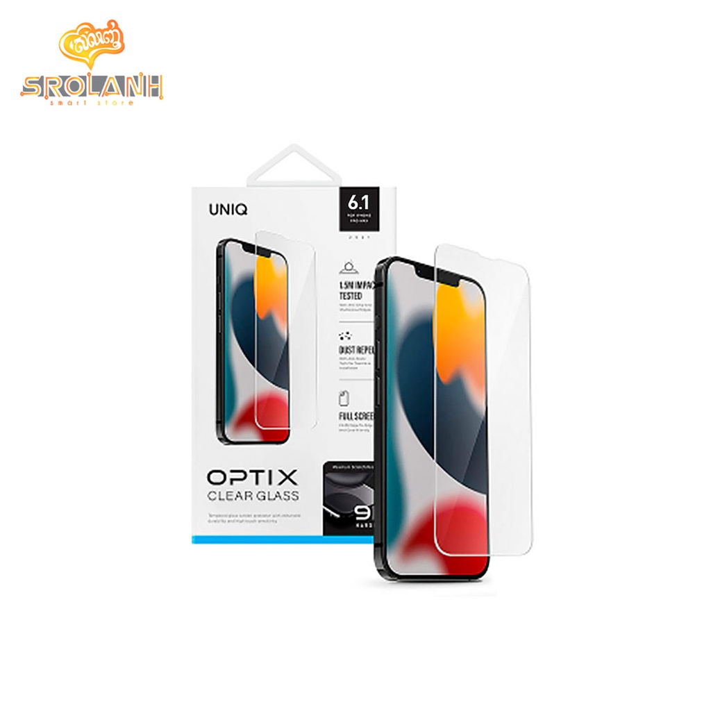 UNIQ Optix Clear Glass Screen Protector iPhone 13/13 Pro 6.1