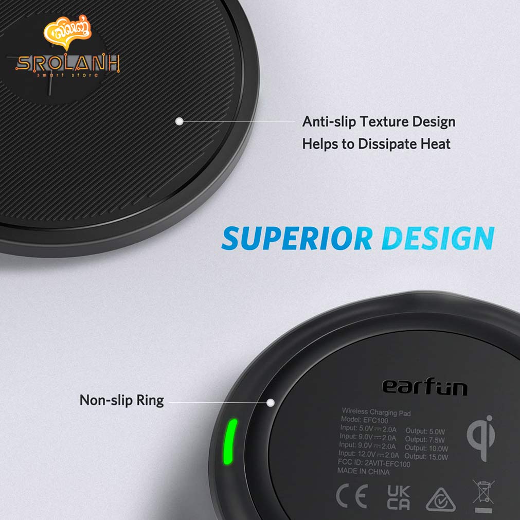 EarFun 15W Fast Wireless Charging Pad