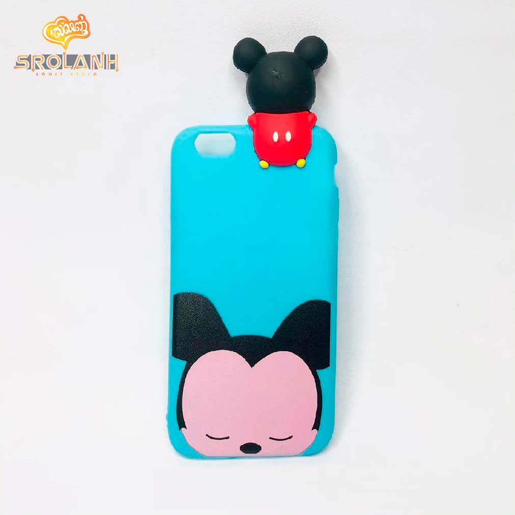 Super shock absorption case black head kitty with no ribbon for iphone 6