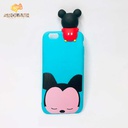 Super shock absorption case black head kitty with no ribbon for iphone 6plus