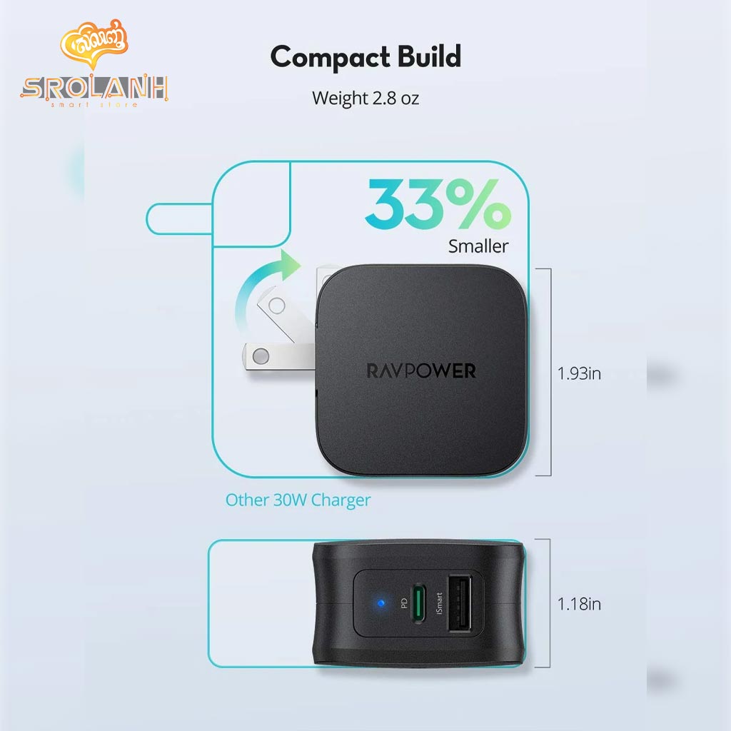 RAVPower RP-PC144 PD Pioneer 30W 2-Port