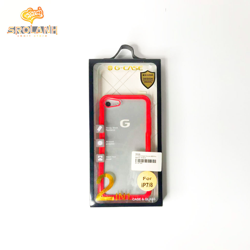 G-Case Glassy Series-RED For Iphone 7/8