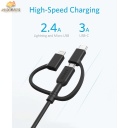 ANKER Power Line II 3 in 1 US Cable B2C