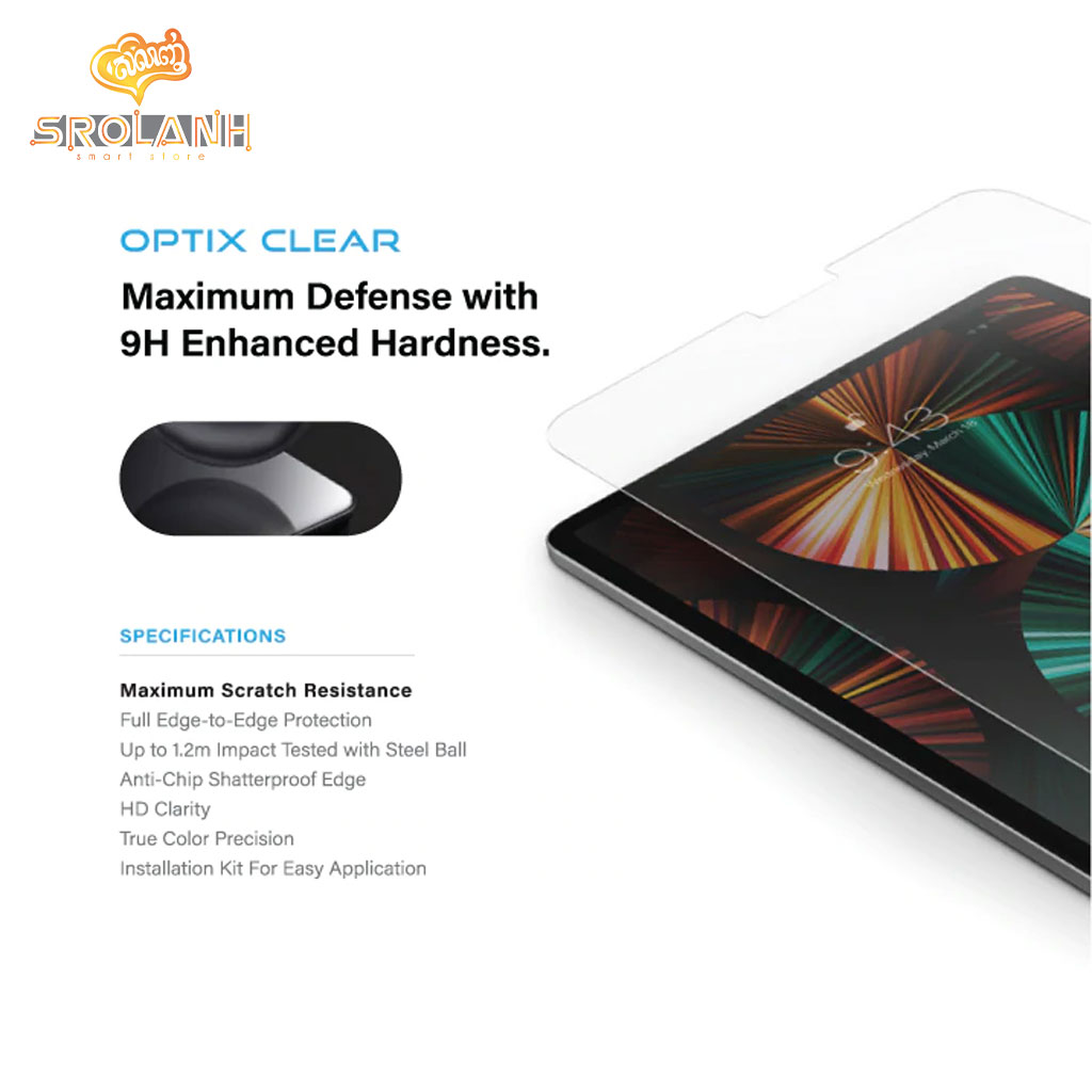 UNIQ OPTIX CLEAR iPad Pro 12.9″ TEMPERED GLASS