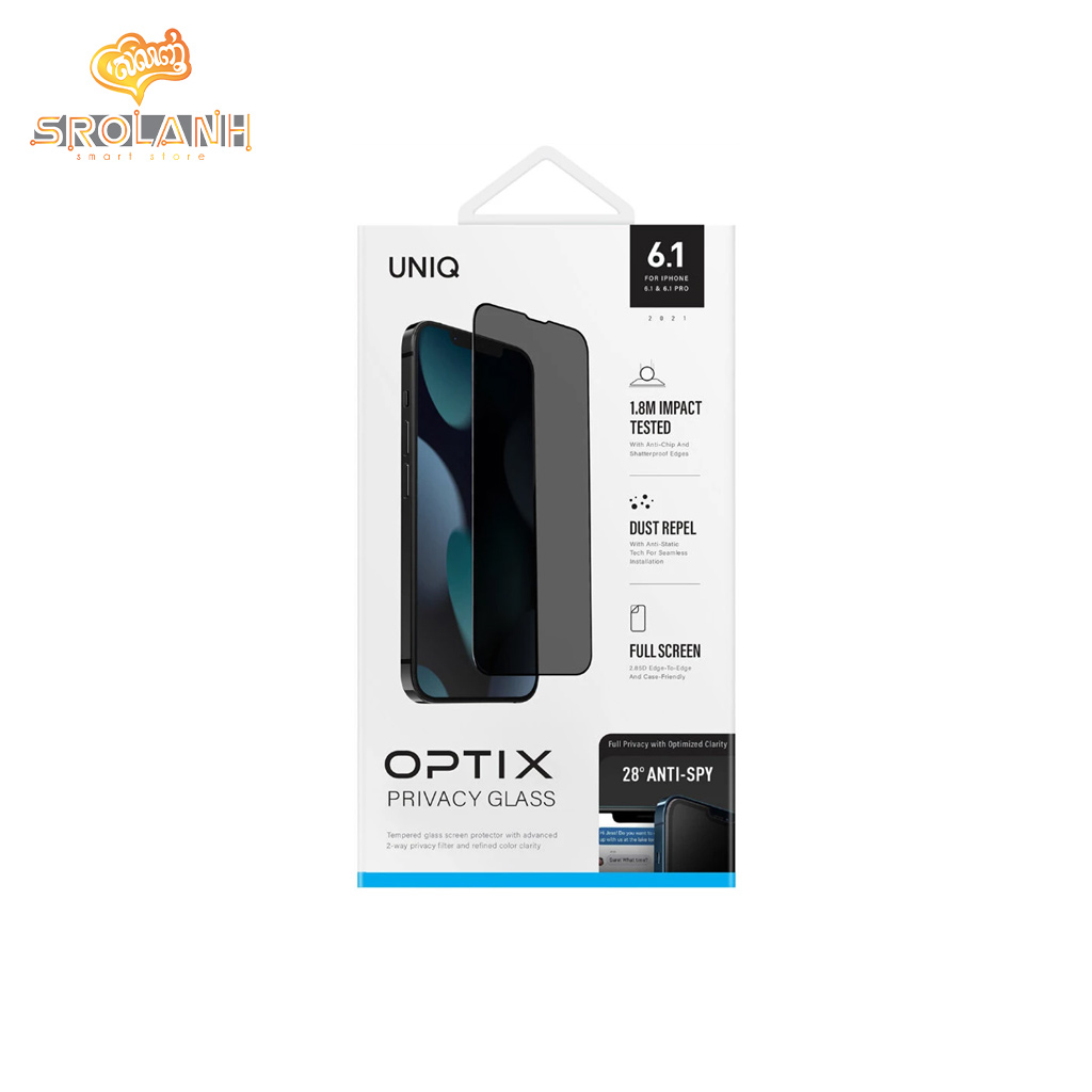 UNIQ Optix Privacy iPhone 13/13 Pro 6.1” (2021) Glass Screen Protector