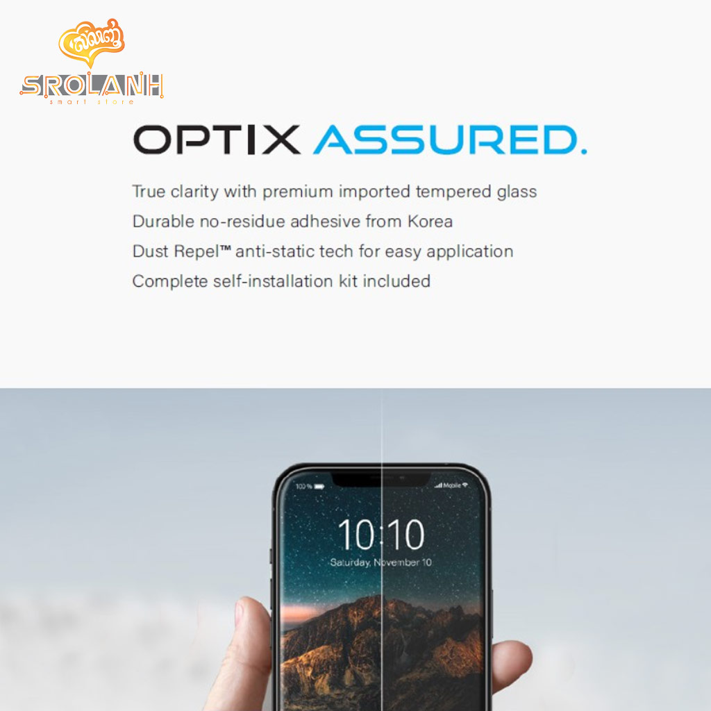 UNIQ Optix Matte iPhone 13 Pro Max 6.7” (2021) Glass Screen Protector