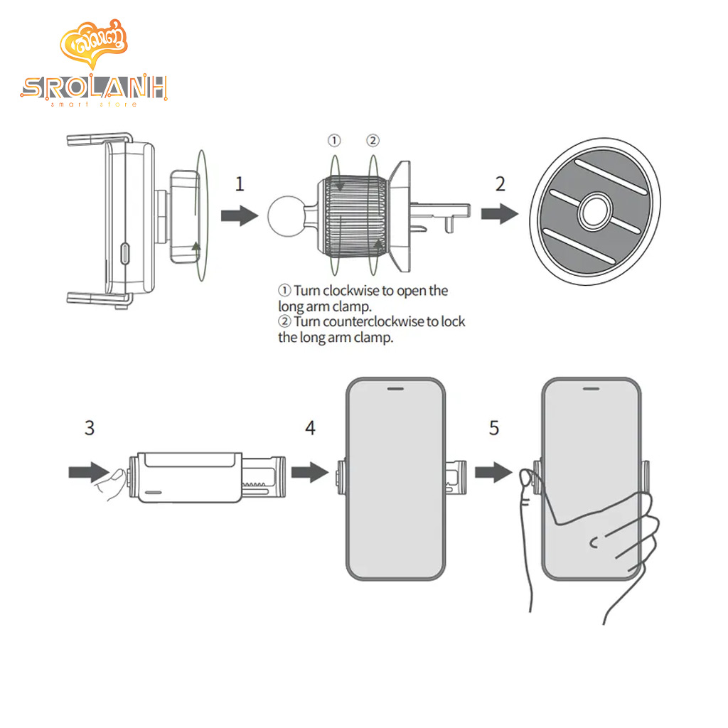 ACEFAST D9 Air Vent Electic Car Holder