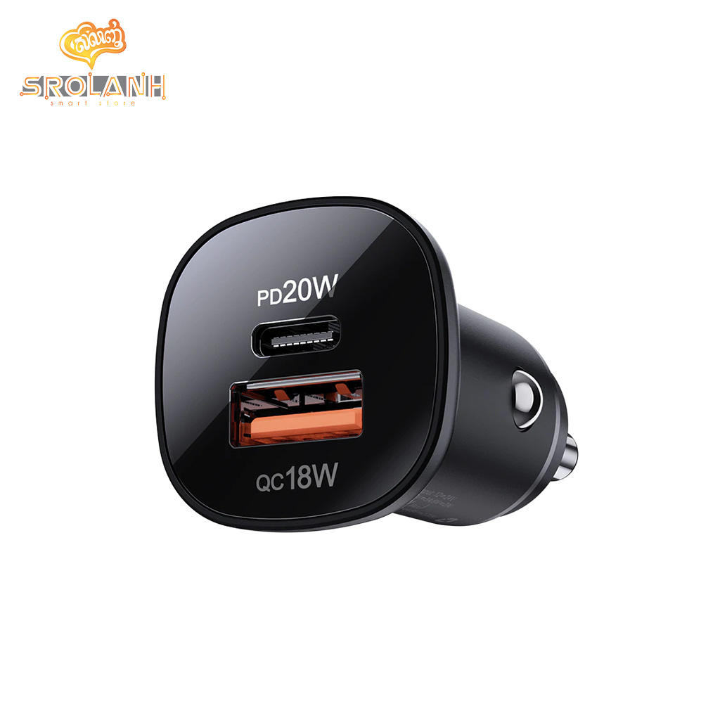 ACEFAST B1 Mini 38W ( USB-C + USB-A ) Dual-Port Metal Car Charger