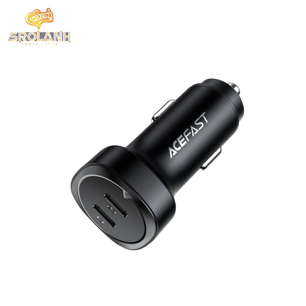 ACEFAST B2 72W Dual USB-C Metal Car Charger