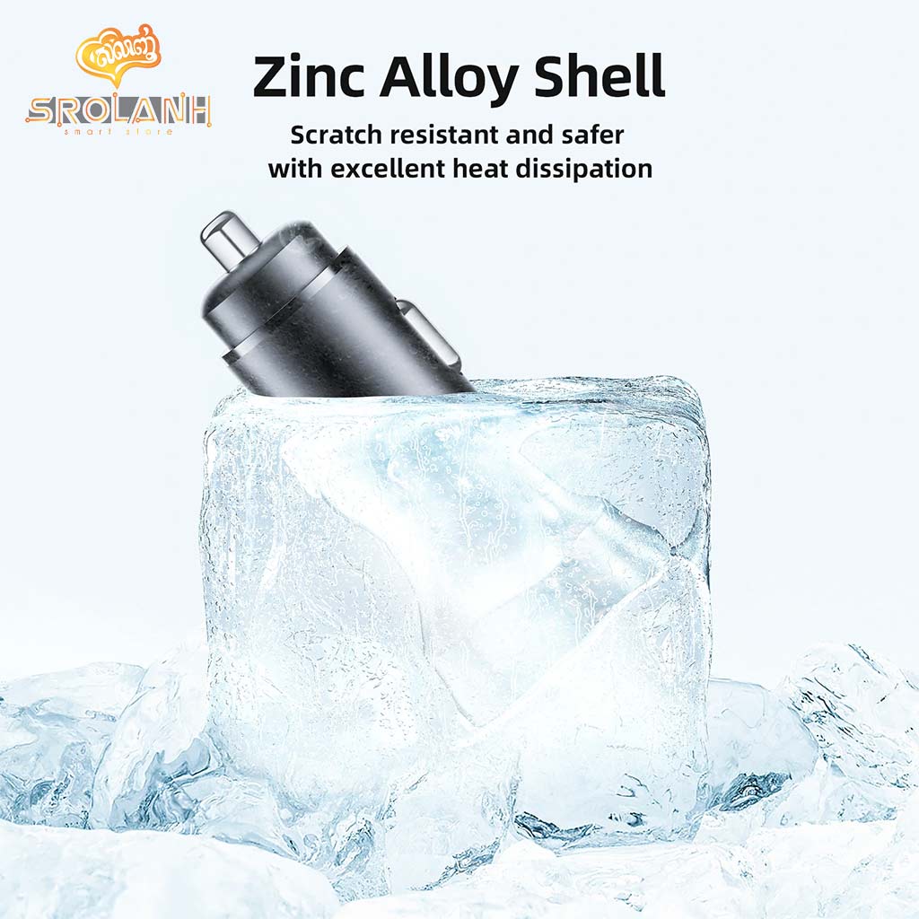 ACEFAST B2 72W Dual USB-C Metal Car Charger