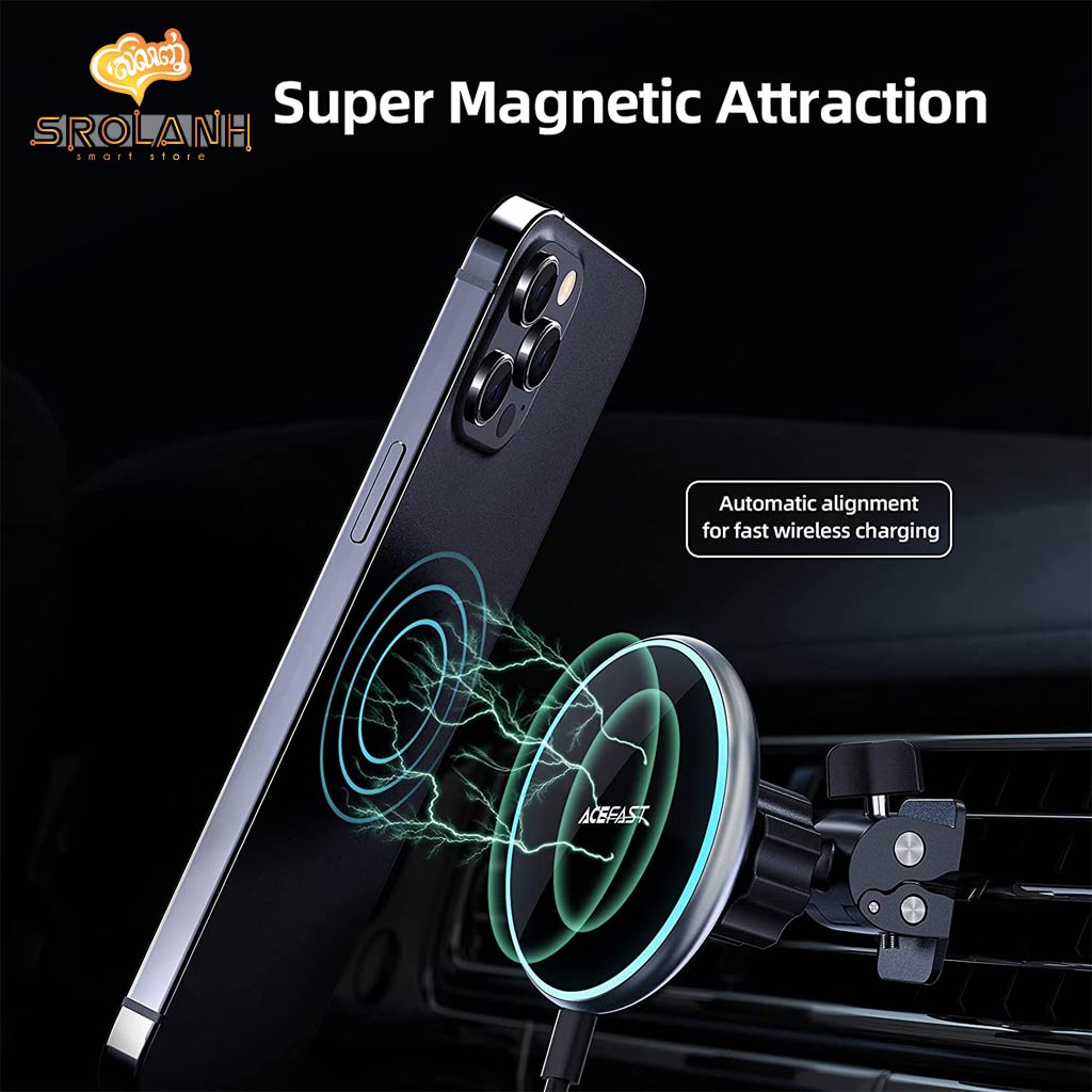 ACEFAST D3 Magnetic Wireless Charging Car Holder