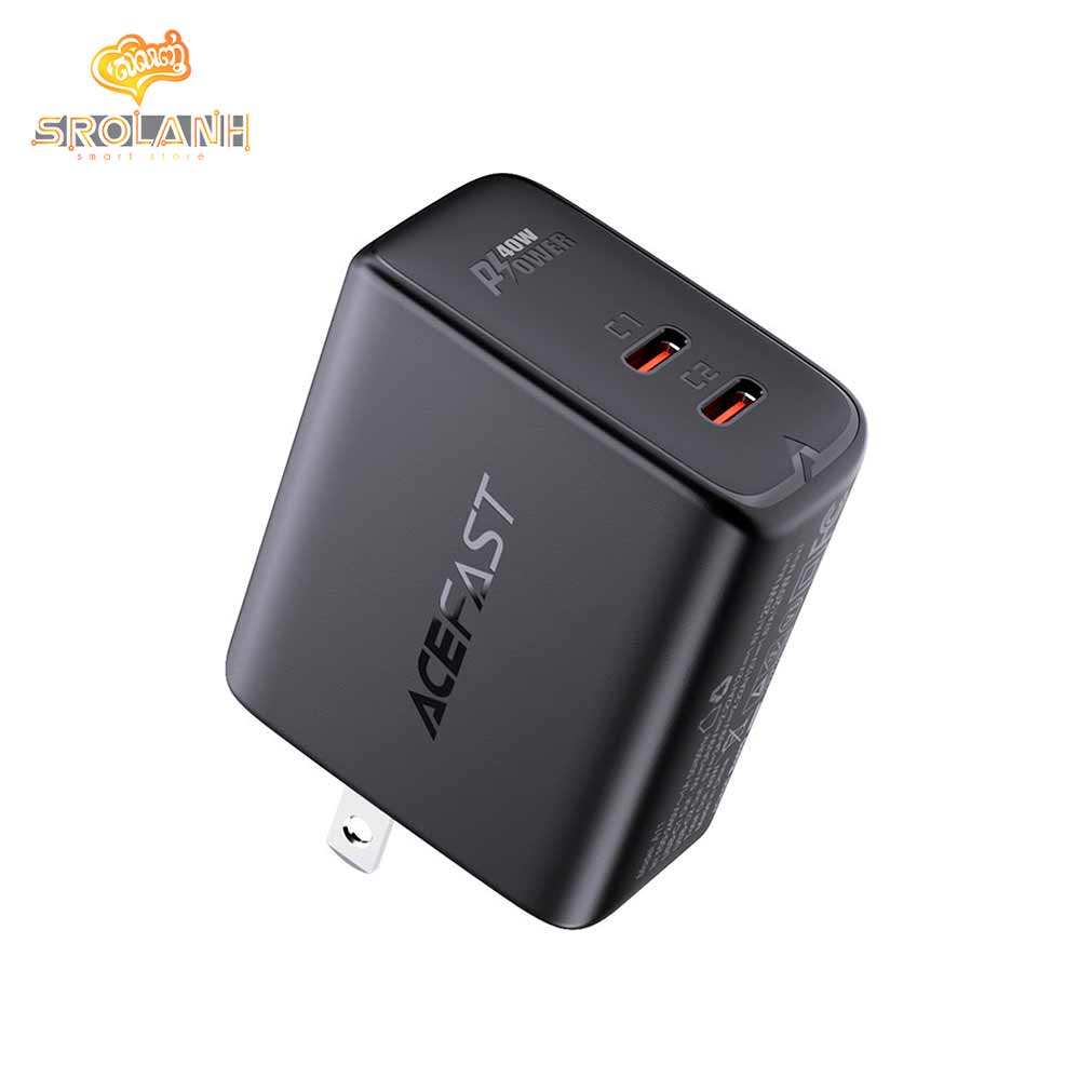 ACEFAST A11 PD40W (USB-C+USB-C) Dual Port Charger (US)