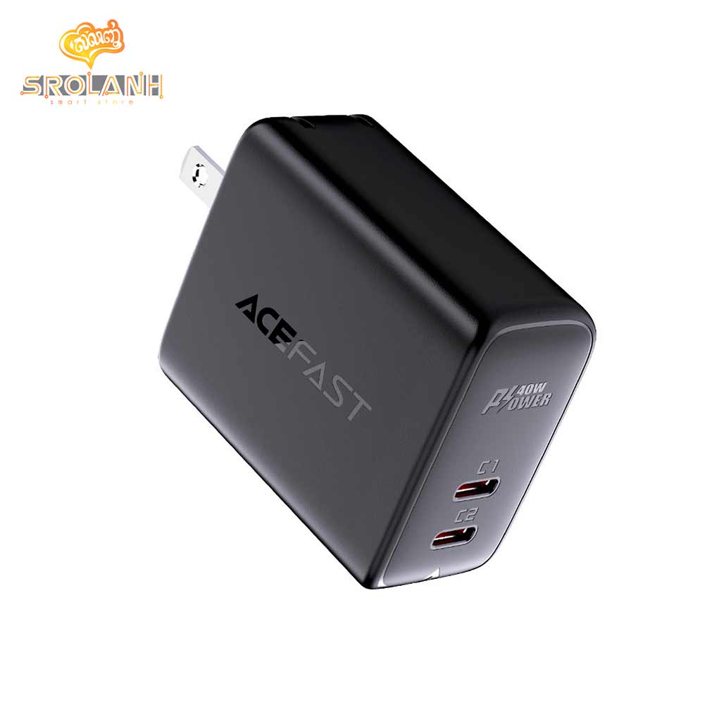 ACEFAST A11 PD40W (USB-C+USB-C) Dual Port Charger (US)