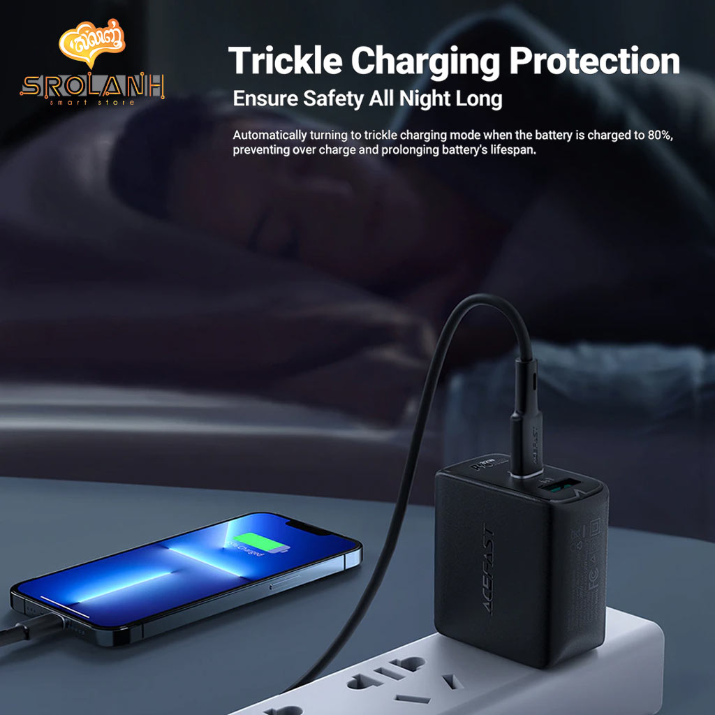 ACEFAST A7 PC32W (USB-C+USB-A) Dual Port Charger (US)