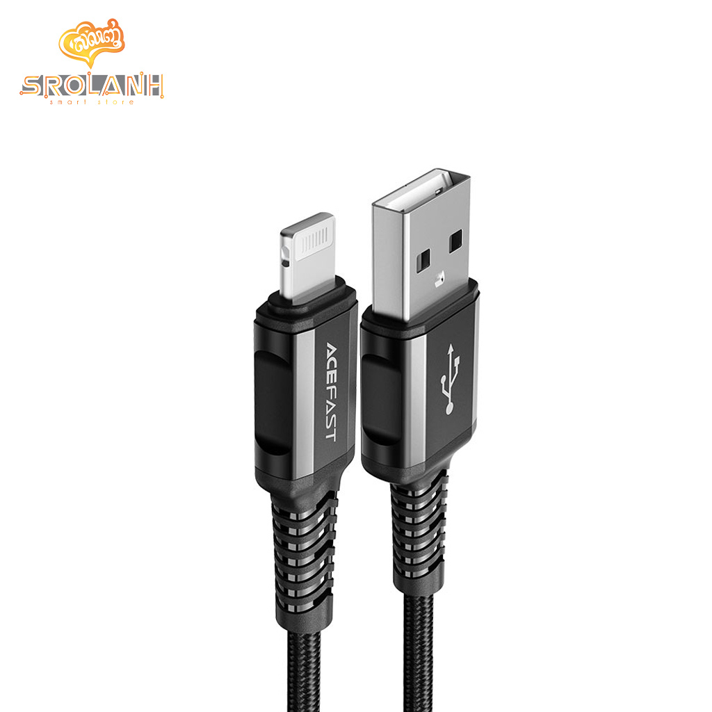 ACEFAST C1-02 USB-A To Lightning Aluminum Alloy Charging Data Cable