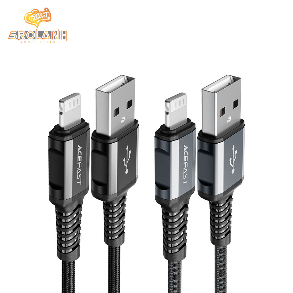 ACEFAST C1-02 USB-A To Lightning Aluminum Alloy Charging Data Cable