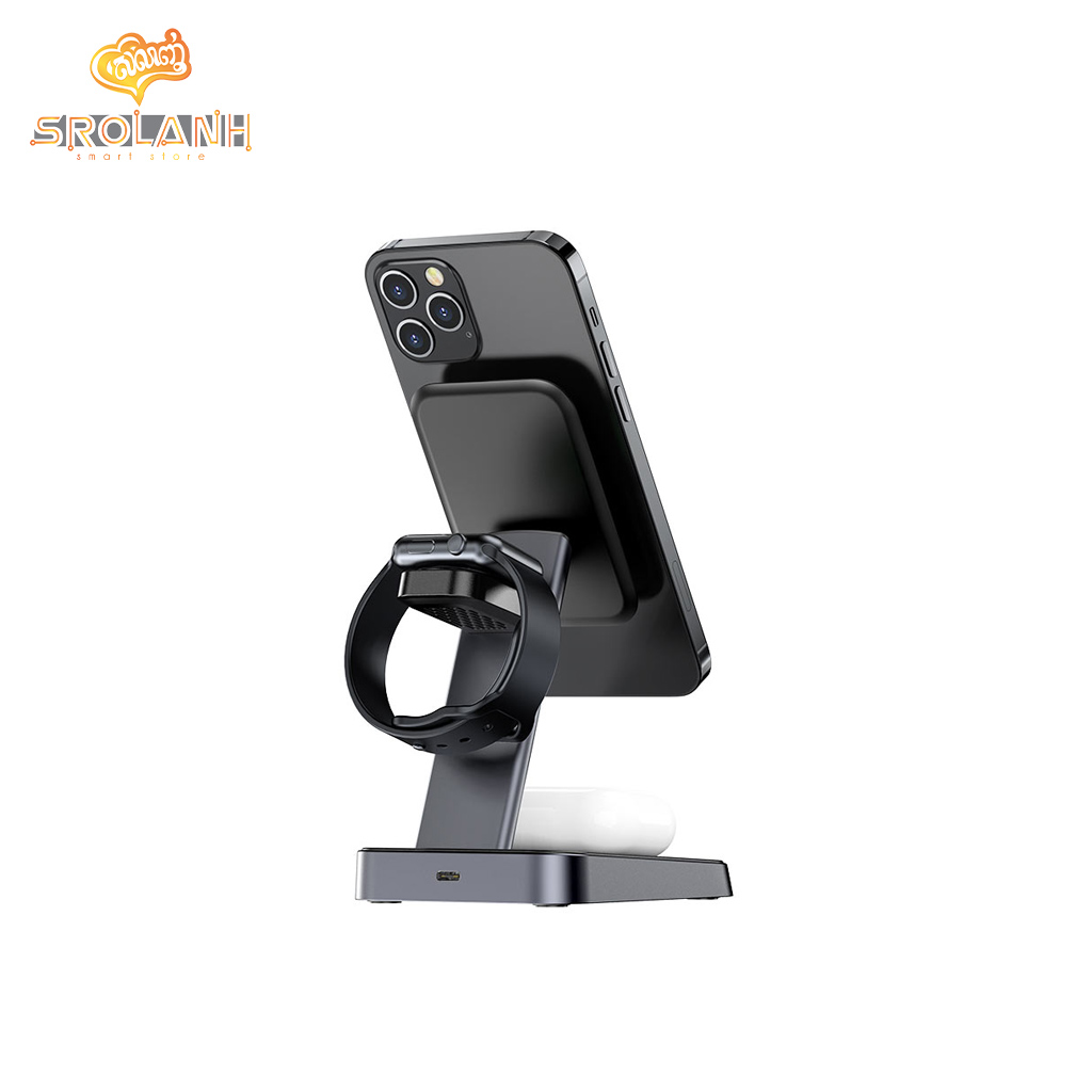 ACEFAST E3 Desktop Three-in-One Wireless Charging Stand