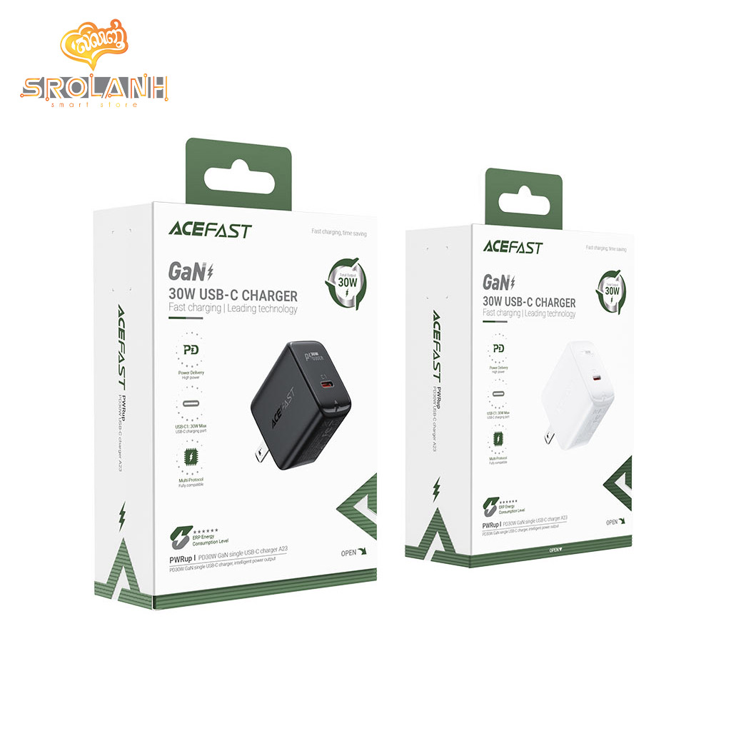 ACEFAST A23 30W Gan Single USB-C Charger (US)