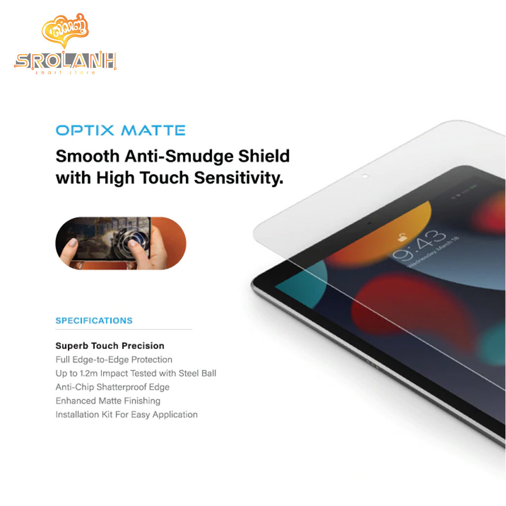 UNIQ Optix Matte iPad 10.2″ Tempere Glass