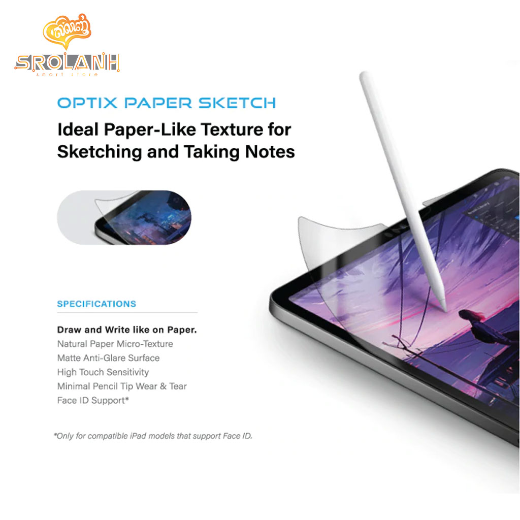 UNIQ Optix Paper-Skech iPad Mini 6 2021 Film Screen Protector