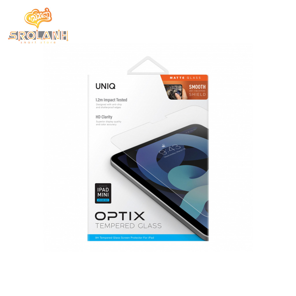 UNIQ Optix Matte iPad Mini 6 2021 Tempred Glass