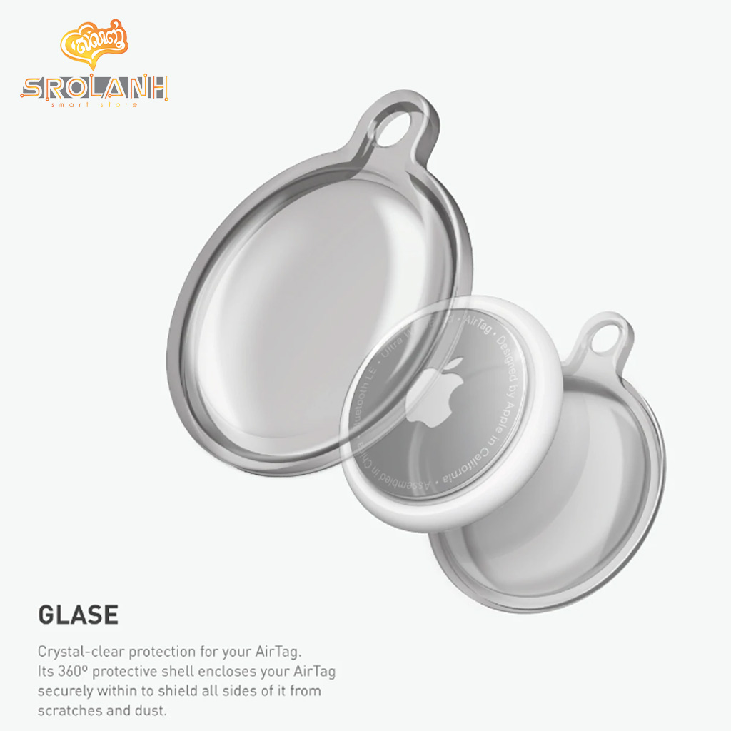 UNIQ Glass Slim TPU AirTag Case