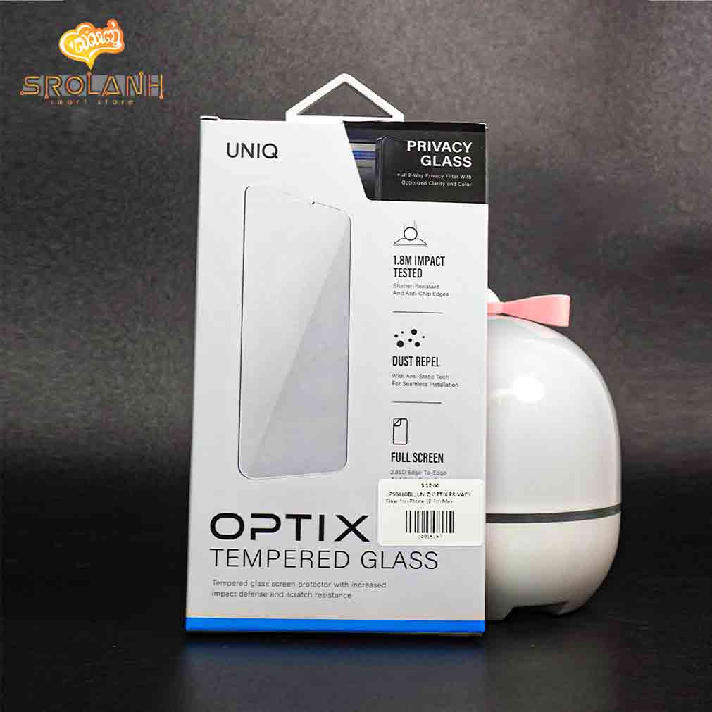 UNIQ OPTIX PRIVACY Clear for iPhone 12 Pro Max