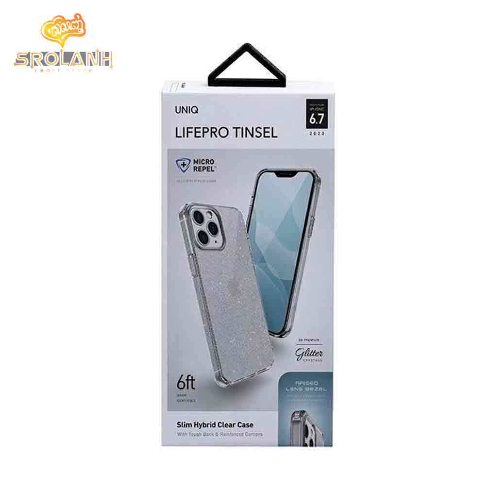UNIQ Hybrid LifePro Tinsel ANTIMICROBIAL For iPhone 12 Pro Max 6.7''