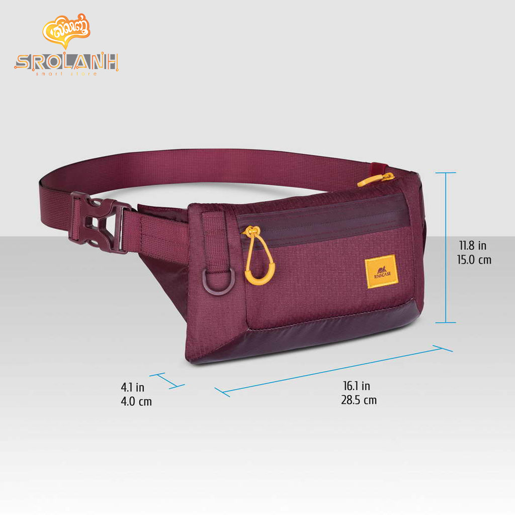 Dijon 5311 Burgundy Waist Bag