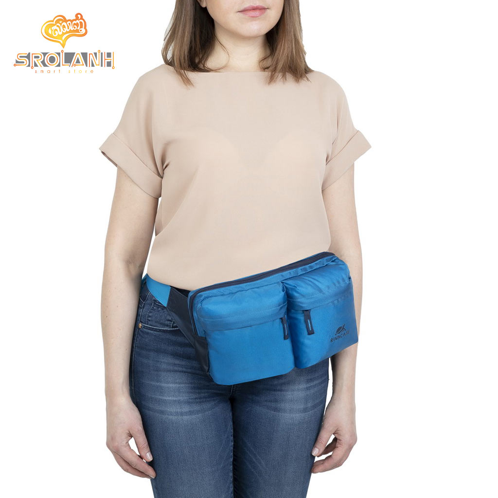 RIVACASE Mestalla 5511 Ligh Blue Waist Bag