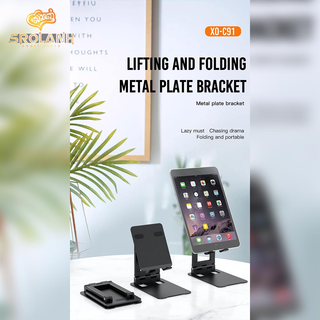 XO C91 Retractable Desktop Phone, iPad, Laptop stand