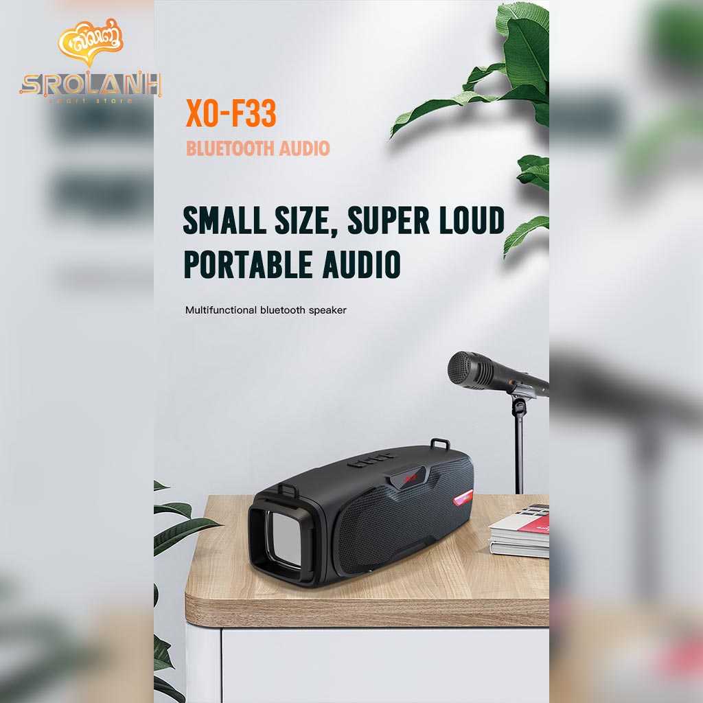 XO F33 LED Display Bluetooth Speaker with Microphone
