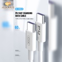 XO NB-Q190B 60W Charger Cable Type-c to Type-c 2M