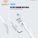 XO NB-Q189B PD 20W Charger Cable Type-c to Lightning  2M