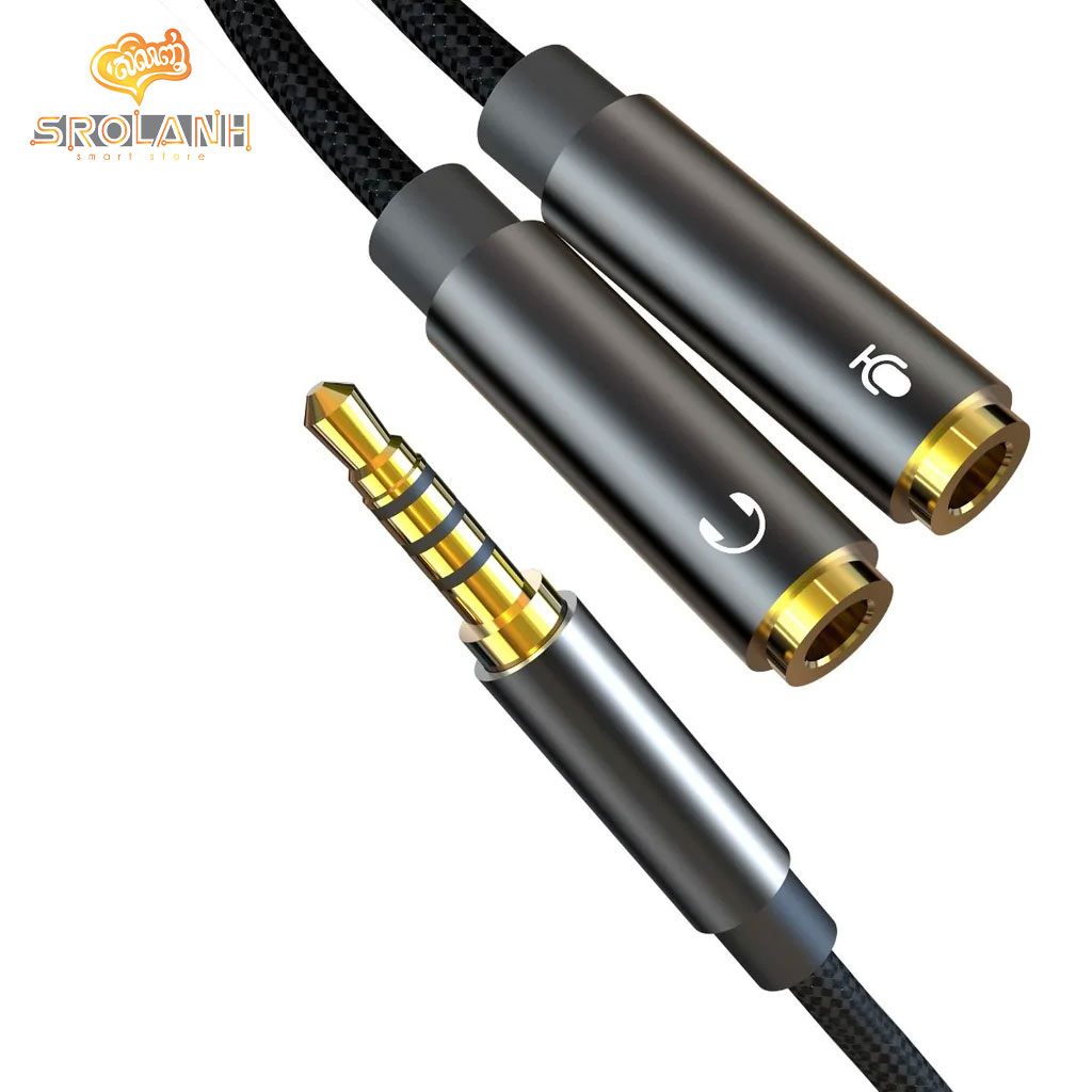 XO NB-R197 2-in-1 Adapter 3.5mm to Audio + Microphone