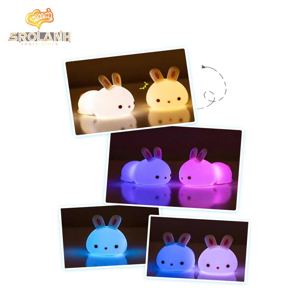 Lovely Bunny Silicone Night Light