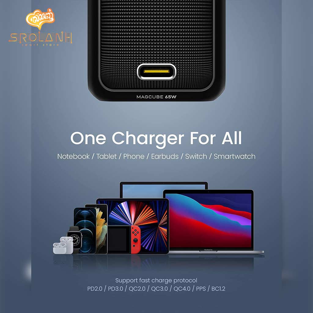 AOHi MagCube PD 65W Fast Charge with Cable USB-C to USB-C