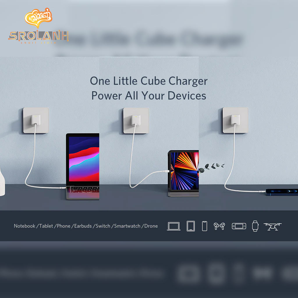 AOHi MagCube PD 65W Fast Charge with Cable USB-C to USB-C