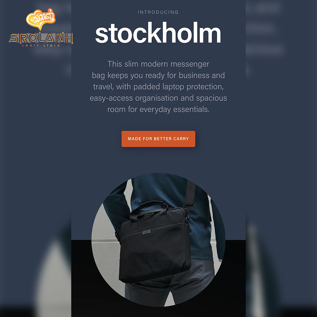 Uniq Stockholm Nylon Messenger Bag Up to 16"