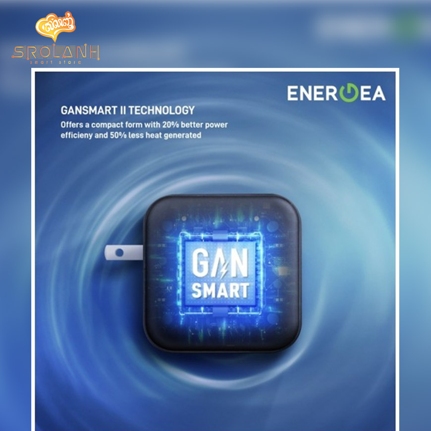 Energea Travelite GaN45 PD/PPS 45w (US+UK Plug)