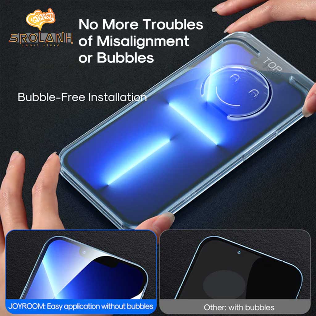Joyroom Installation Tool Tempered 2.5D Privacy+Dust-proof iPhone 13Pro Max JR-PF977