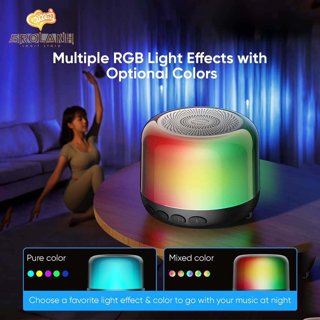 Joyroom Transparent RGB Wireless Speaker JR-ML03