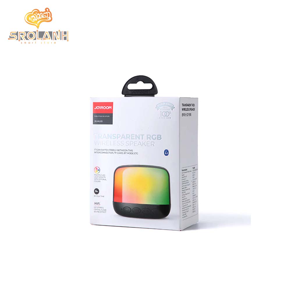 Joyroom Transparent RGB Wireless Speaker JR-ML03